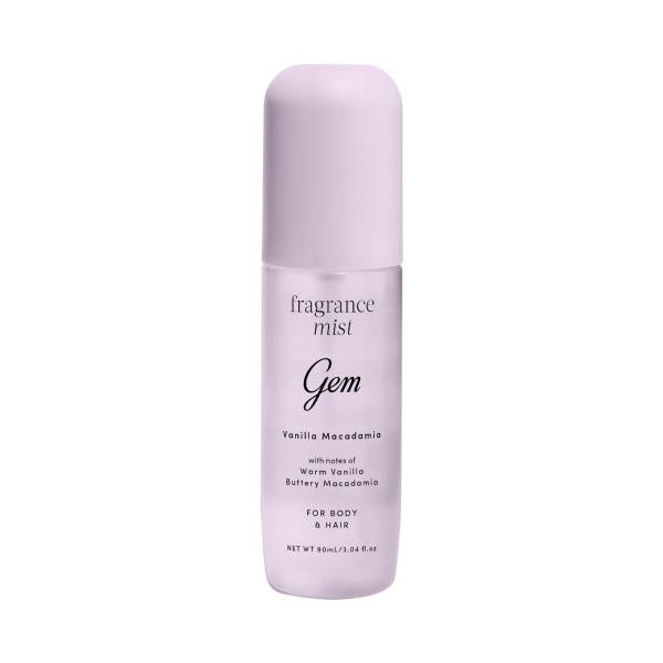 GEM FRAGRANCE MIST VANILLA & MACADAMIA 90ML