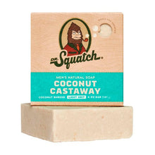 DR SQUATCH COCONUT CASTAWAY BAR SOAP 141G
