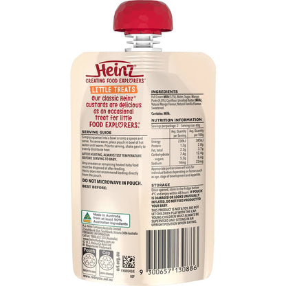 Heinz Mango & Vanilla Custard Baby Food Pouch 8+ Months 120g