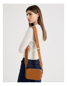 Budapest Camera Crossbody Bag In Tan