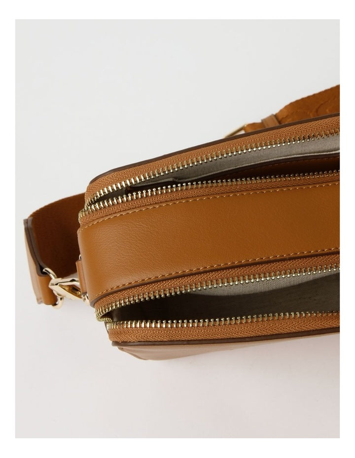 Budapest Camera Crossbody Bag In Tan