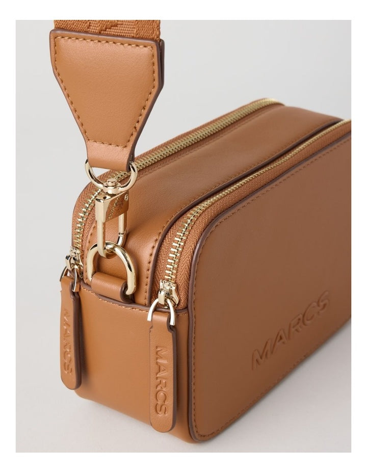 Budapest Camera Crossbody Bag In Tan