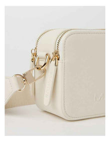 Budapest Camera Crossbody Bag In White