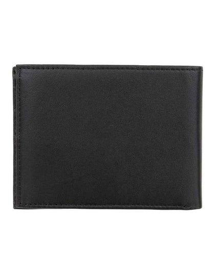 Leather Smooth CK 5CC Coin Wallet in Black