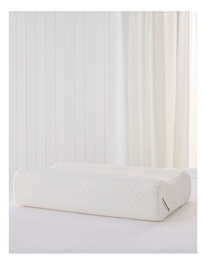 Adjustable Memory Foam Pillow in White