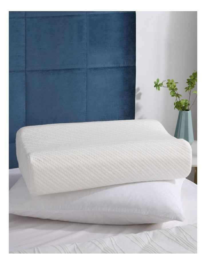 Adjustable Memory Foam Pillow in White
