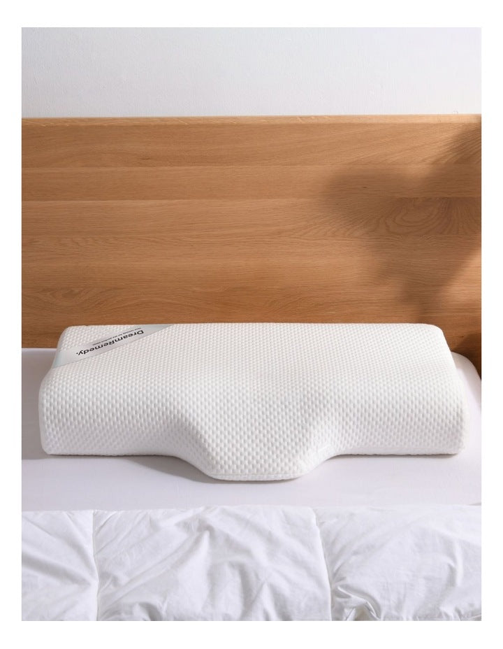 Memory Foam Contour Pillow in White