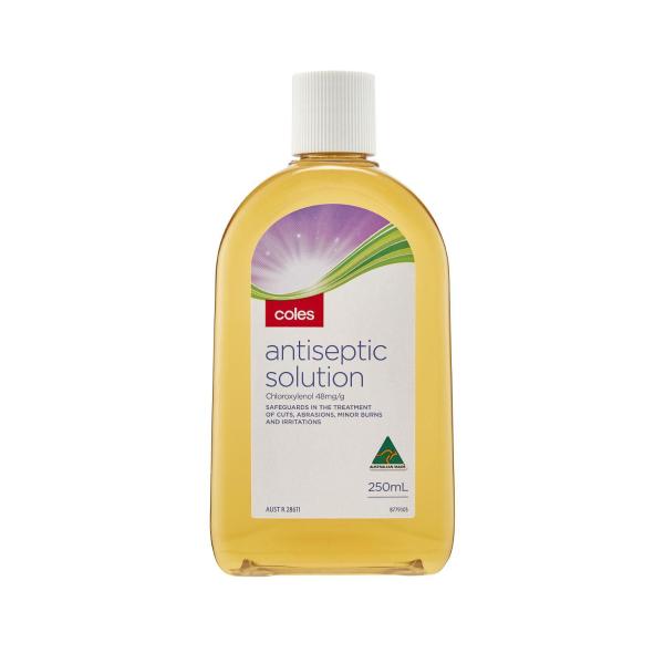 COLES ANTISEPTIC LIQUID 250ML