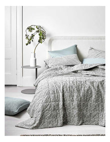 Jaipur Standard Pillowcase in Mist/Feather
