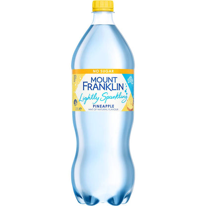 Mount Franklin Lightly Sparkling Water Pineapple 1.25L