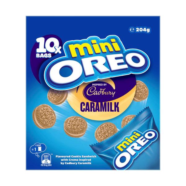 OREO MINI CARAMILK 204 GRAM