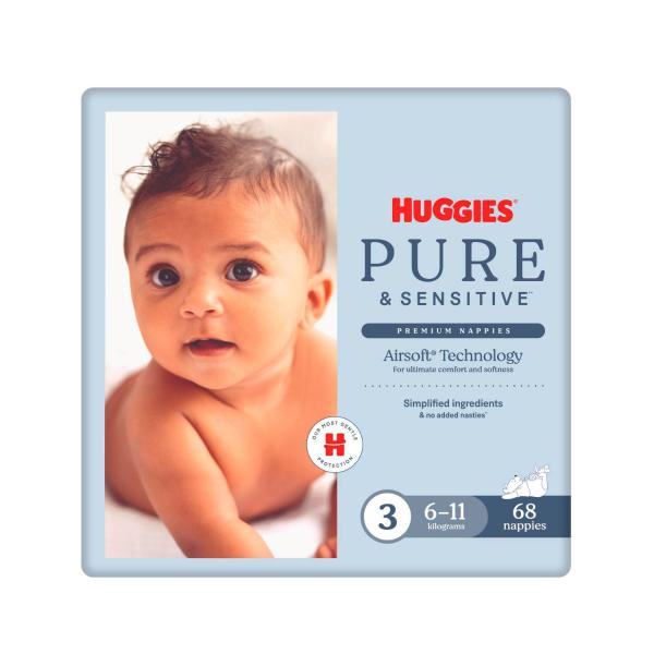Pure And Sensitive Nappies Size 3