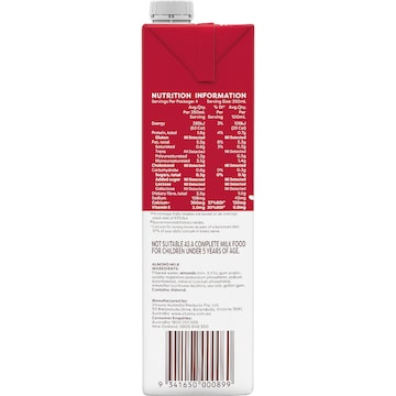 Vitasoy Unsweetened Almond Long Life Milk UHT 1L