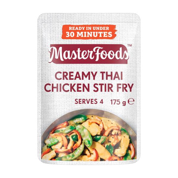MASTERFOODS RCP BSE:CHICKEN CREAMY THAI:.:175 GRAM
