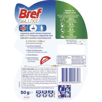 Bref Deluxe Lovely Jasmine Toilet Cleaner Block 50g