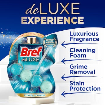 Bref Deluxe Lovely Jasmine Toilet Cleaner Block 50g