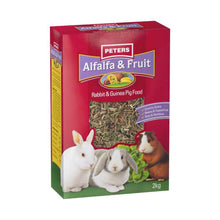 PETERS ALFALFA N FRUIT RABBIT GUINEA PIG 2KG