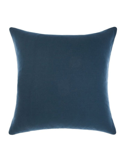Nimes Washed European Linen Sheet Set In Navy