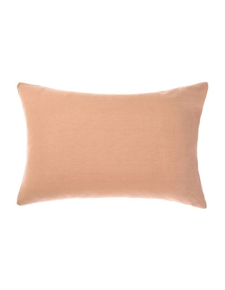 Nimes Washed European Sheet Set in Clay