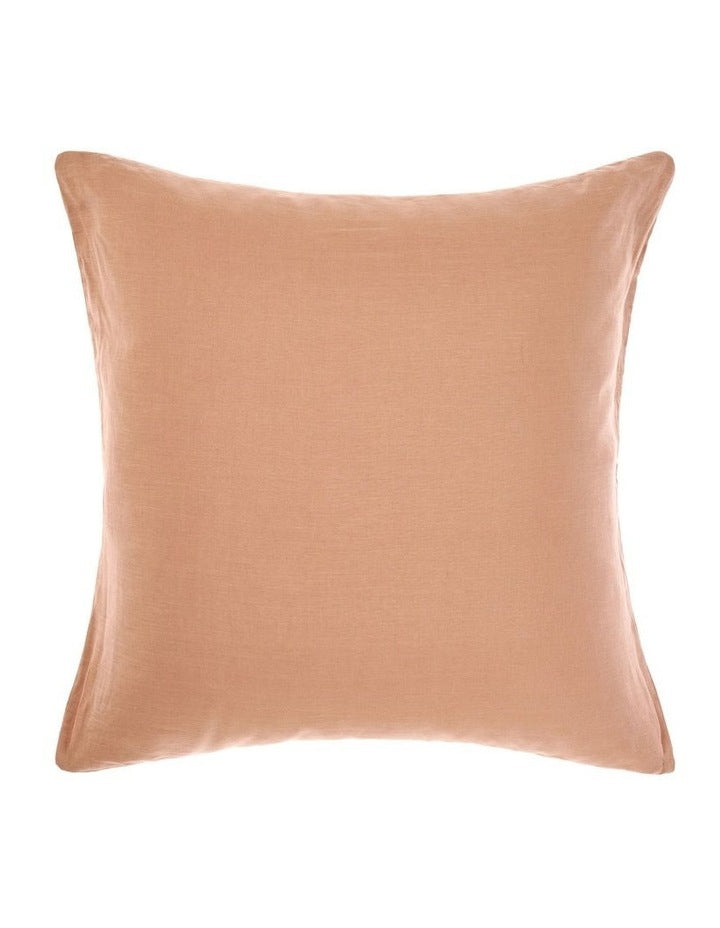 Nimes Washed European Sheet Set in Clay