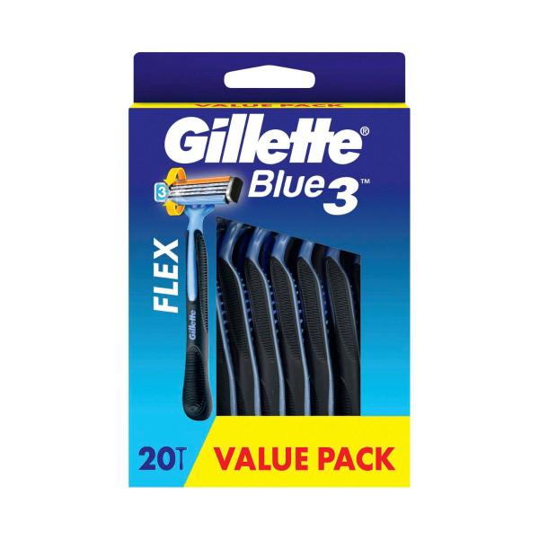 GILLETTE BLUE 3 DISPOSABLES RAZOR 20 PK