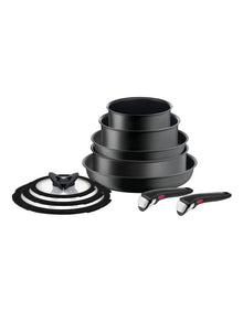 Ingenio Ultimate Induction Non-Stick Cookset 10 Piece in Black