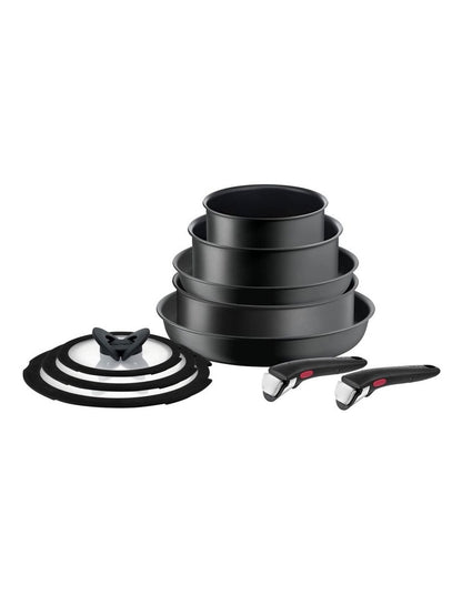 Ingenio Ultimate Induction Non-Stick Cookset 10 Piece in Black