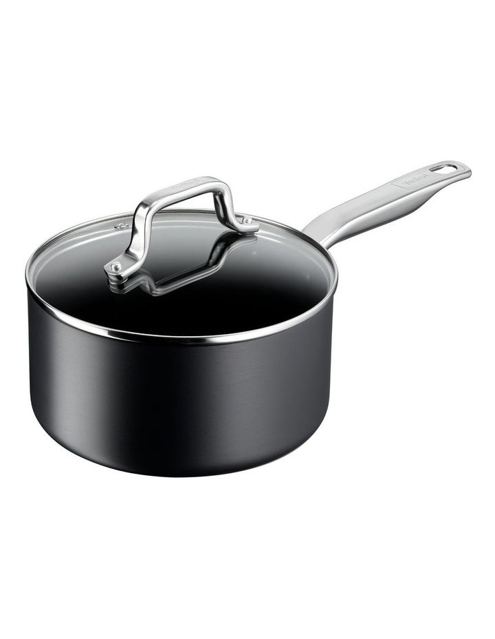 Specialty Premium Hard Anodised Induction Non-Stick 5 Piece Cook Set in Black