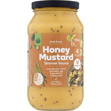 Woolworths Honey Mustard Simmer Sauce 500g