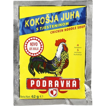Podravka European Foods Chicken Noodle Soup 62g