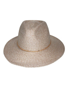 Avoca Flexibraid Fedora Hat in Oatmeal