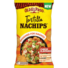Old El Paso Nachips Tortilla Corn Chips Cheese Flavoured 350g