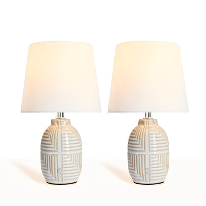 2 Pack Ella Touch Lamp