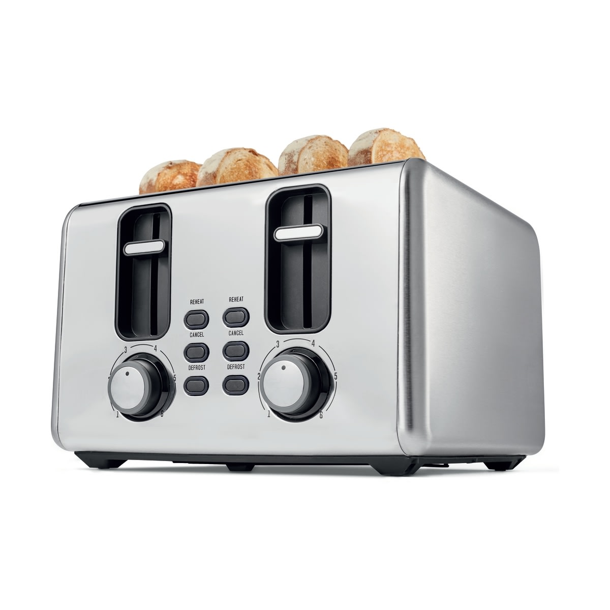 4 Slice Stainless Steel Toaster