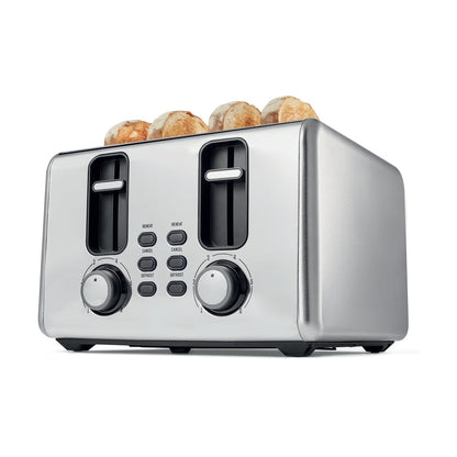 4 Slice Stainless Steel Toaster