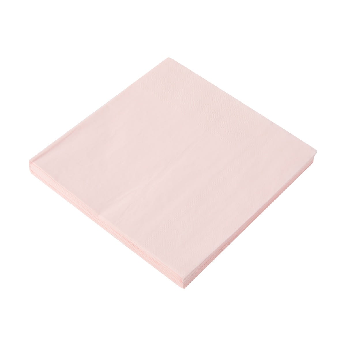 20 Piece Pastel Pink Paper Napkins