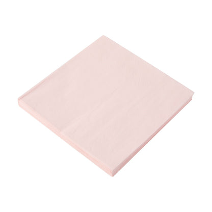 20 Piece Pastel Pink Paper Napkins