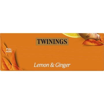Twinings Tea Bags Lemon & Ginger 80 pack