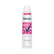 REXONA WOMENS WHOLE BODY DEODORANT SPRAY WILD ROSE 230ML