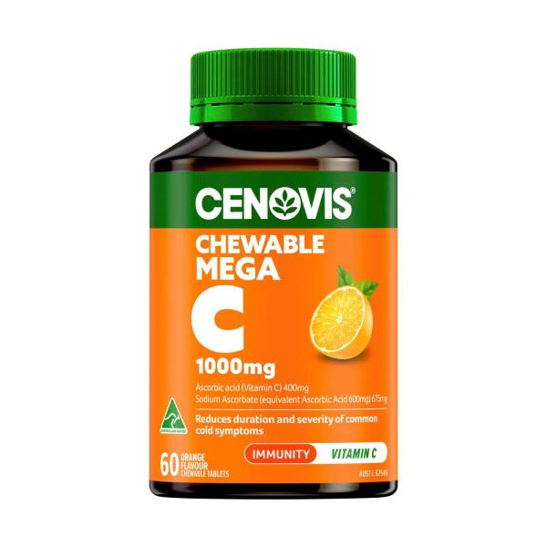 CENOVIS VITAMIN MEGA C 1000MG TABLETS 60PK