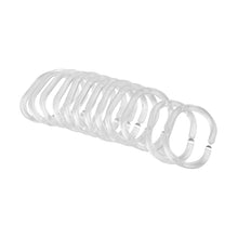 Clear Shower Curtain Rings - Pack of 12