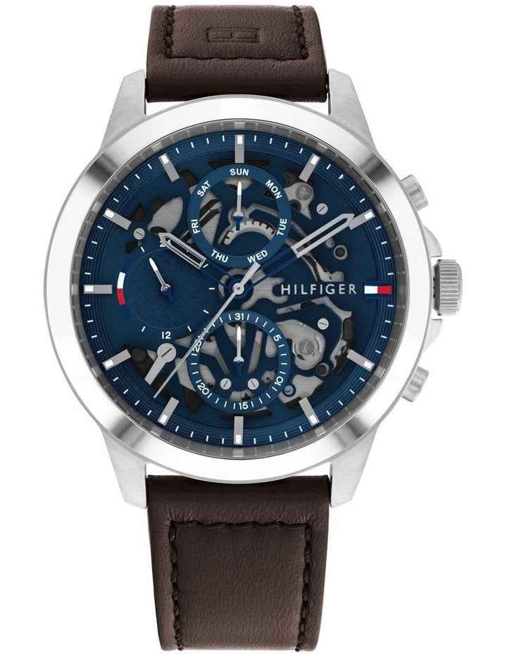 Henry Leather Gent's 1710476 Watch in Dark Brown