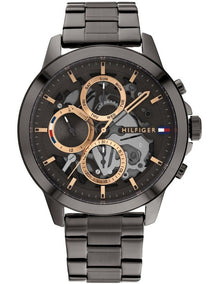 Henry Ionic Plated Steel Gent's Multifunction Watch in Grey