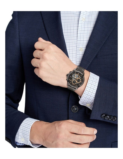 Henry Ionic Plated Steel Gent's Multifunction Watch in Grey