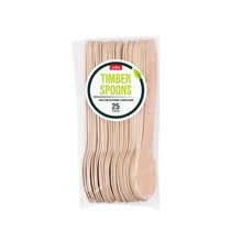 COLES TIMBER SPOONS