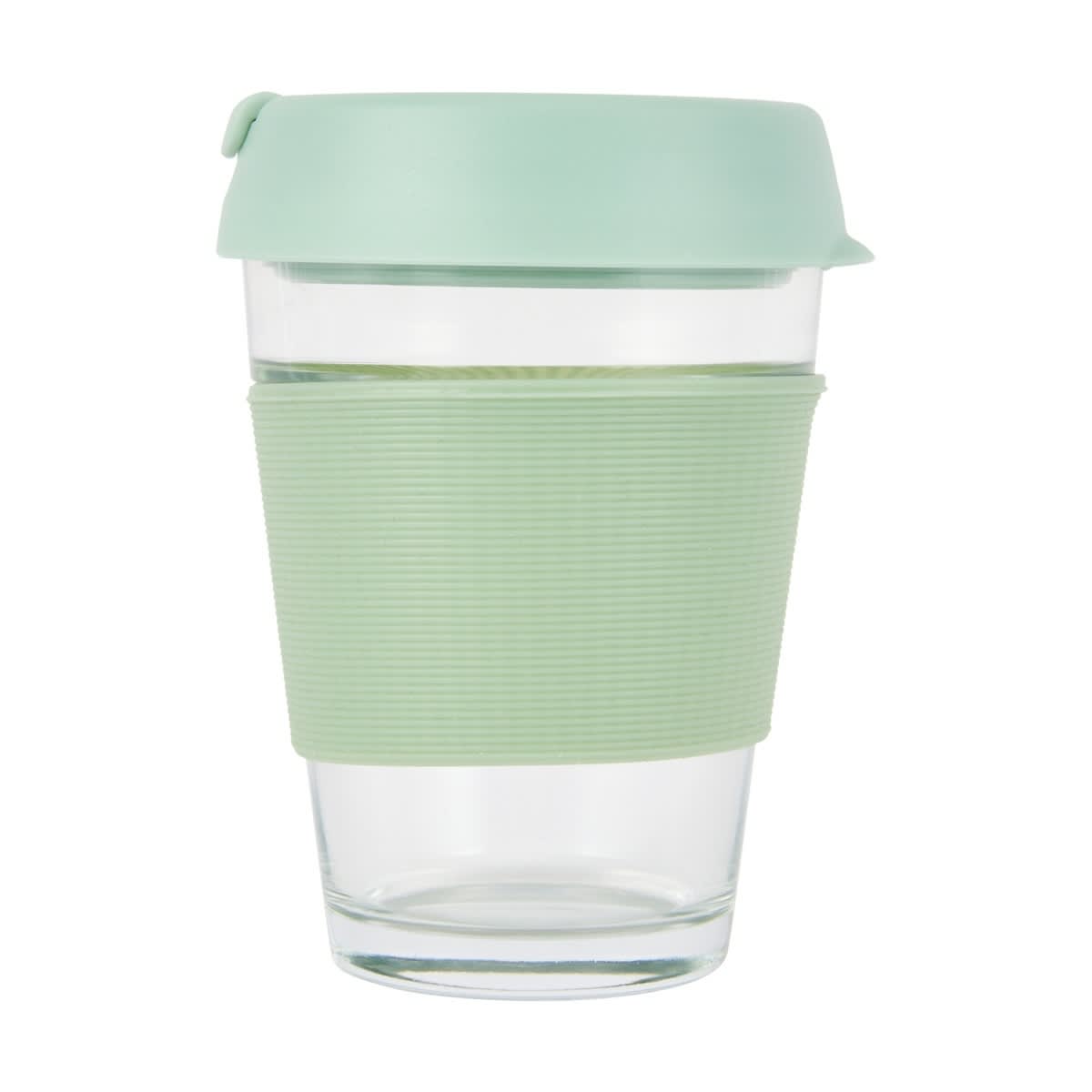 350ml Sage Glass Reusable Travel Cup