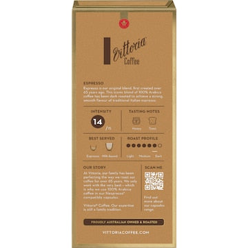 Vittoria Espresso Nespresso Compatible Coffee Capsules 10 pack