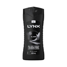 LYNX BODY WASH BLACK 400ML