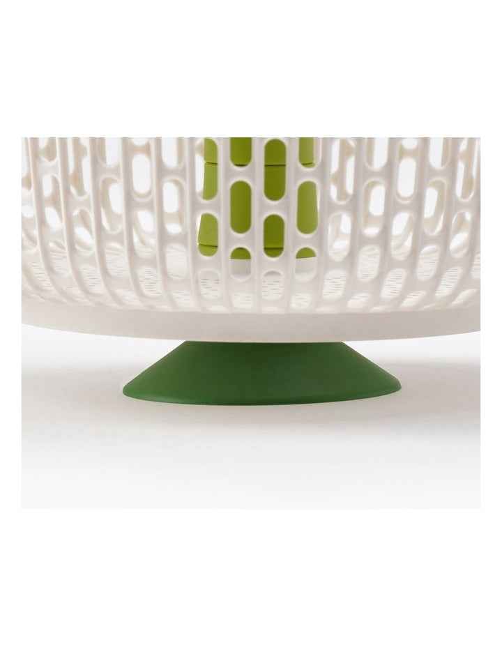 Spindola In-sink Salad Spinning Colander in White/Green