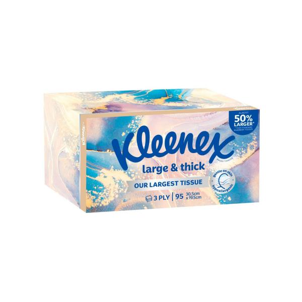 KLEENEX 3 PLY LARGE N THICK TISSUES FACIAL: 95 PACK